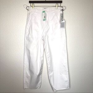 NWT Pistola Ensley High Rise Wide Leg White Pants